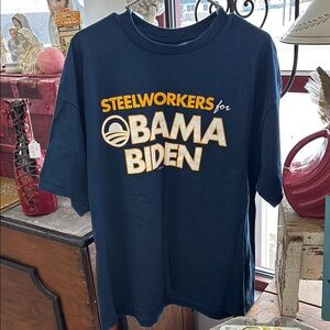 United Steelworkers for Obama/Biden 2012 tee